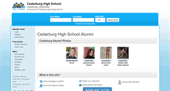 Desktop Screenshot of cedarburghighschool.org